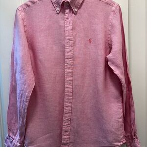 Ralph Lauren Pink Casual Button Down Shirt